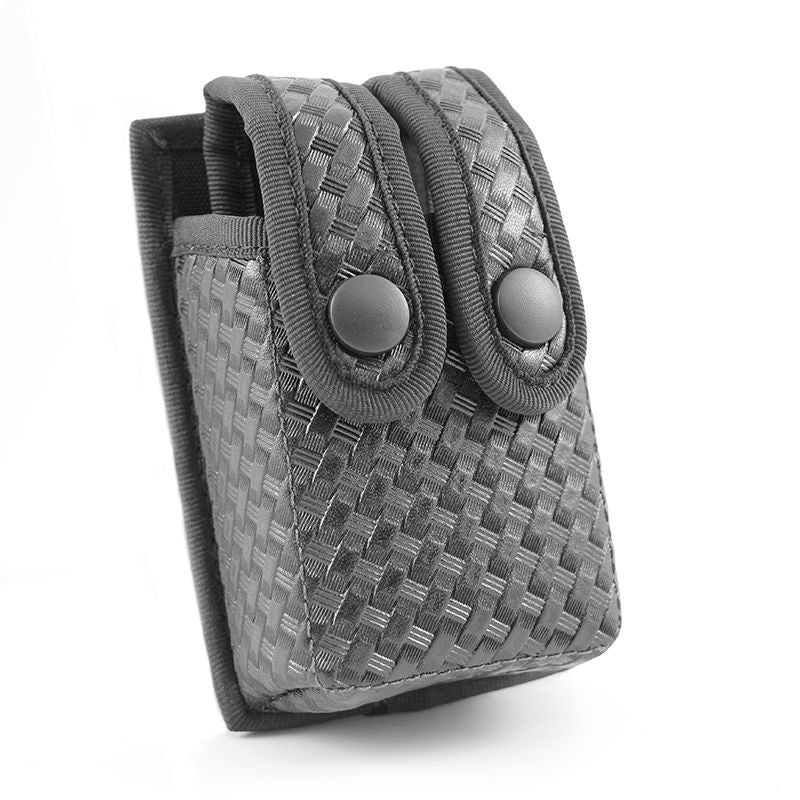 ÉTUI COMPACT "HV" DOUBLE CHARGEUR 9MM " BASKETWEAVE "