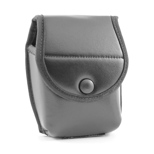 HANDCUFF CASE DOUBLE WITH FLAP FOR 1 PAIR OF PEERLESS 7030+1 REG W/ CLOSED BELT LOOP (SYNTHETIC LEATHER)