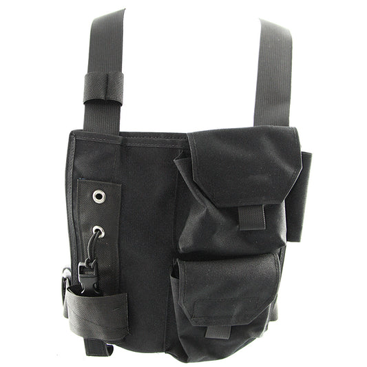 Chest Harness 1 Patrol Radio Holder 2 External Pockets, 1 Large Map Pocket