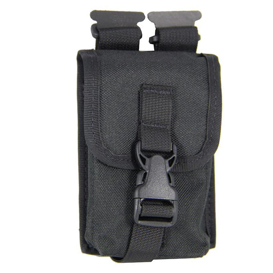 NARCAN Pouch with MOLLE LOC-STICK system will hold two packets of 4 mg of Nasal Spray. Velcro flap with side release clip